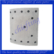 high quality asbestos free rear yutong bus brake lining